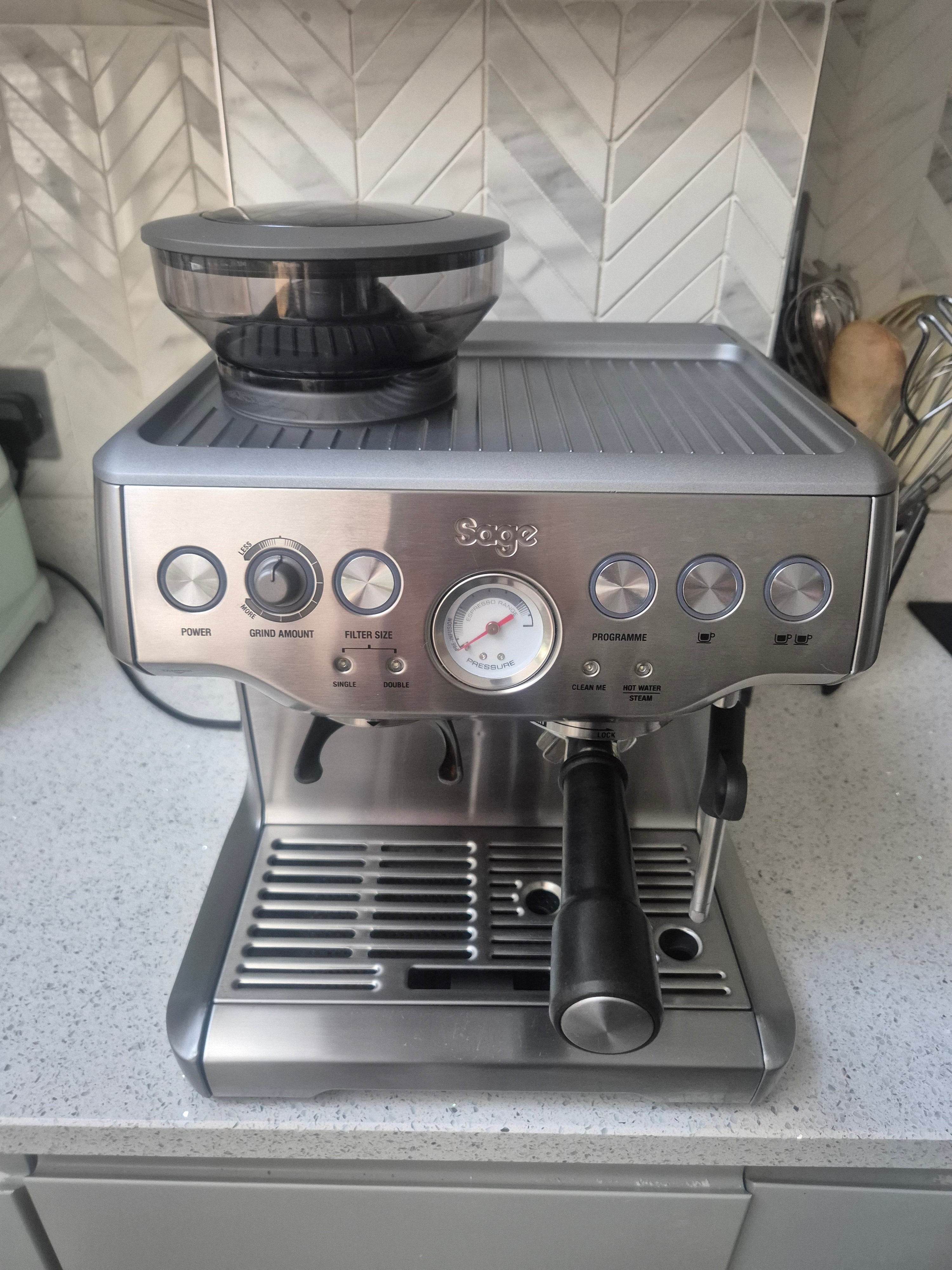 Sage Barista Express™ – Fully Refurbished | Brushed Stainless Steel
