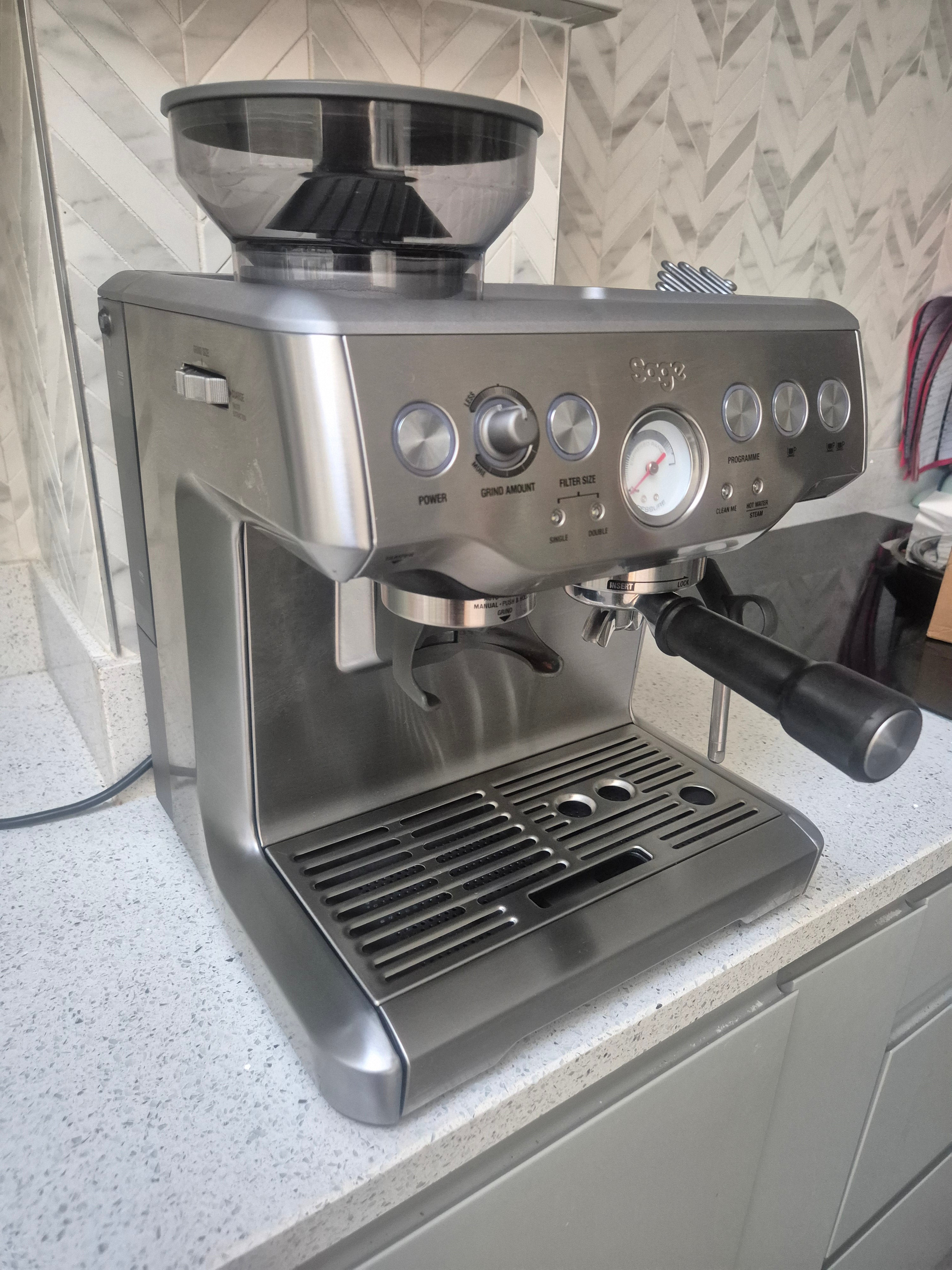 Sage Barista Express™ – Fully Refurbished | Brushed Stainless Steel