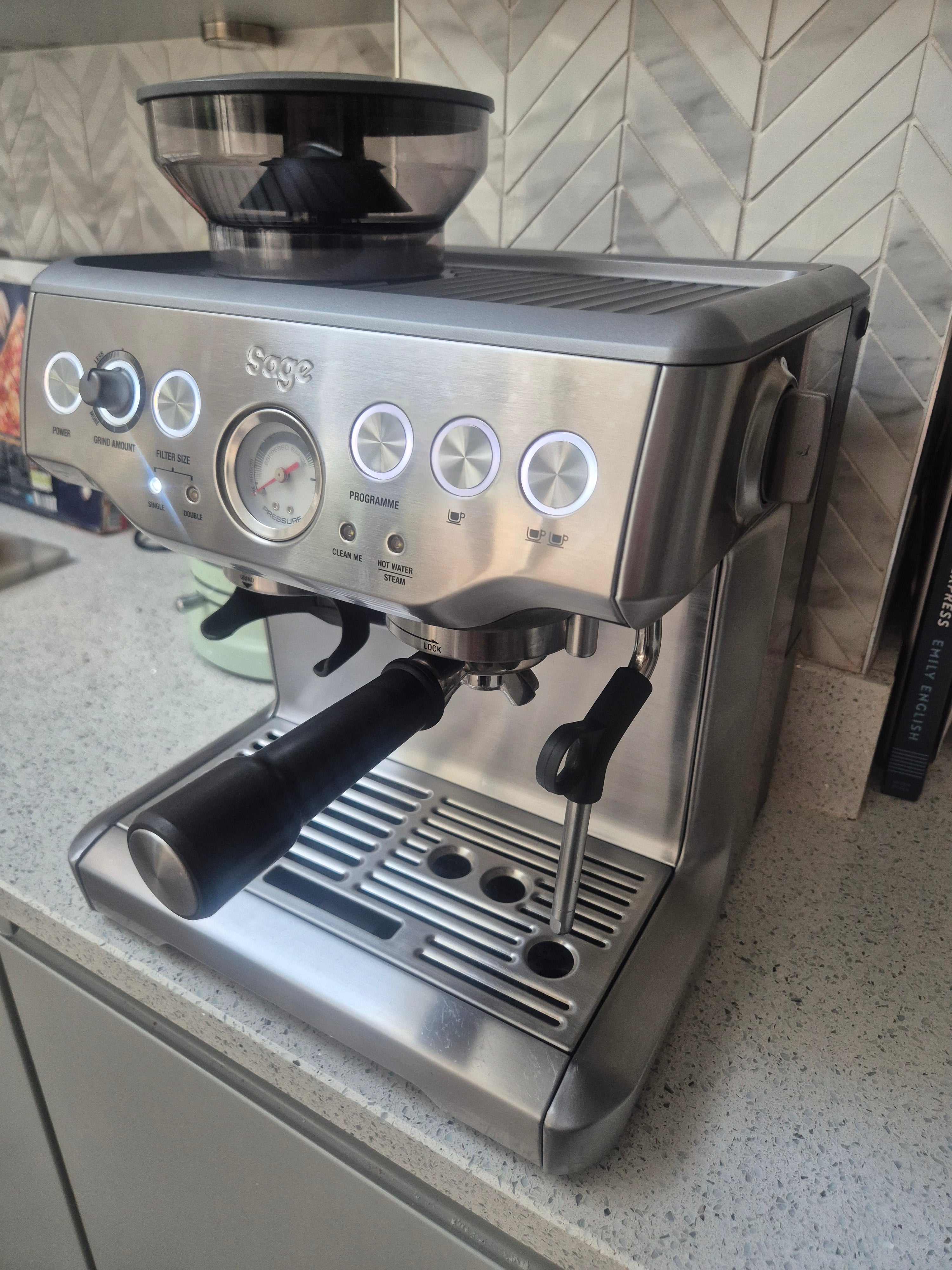 Sage Barista Express™ – Fully Refurbished | Brushed Stainless Steel